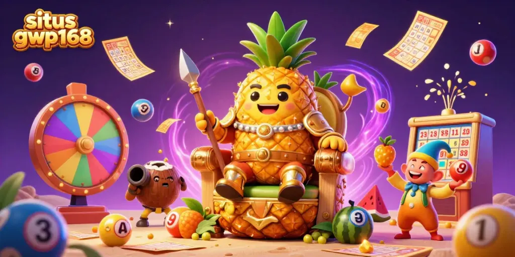 Mengalami momen menarik di situs gwp168 dengan raja nanas 3D dan dealer judi di kasino yang meriah.