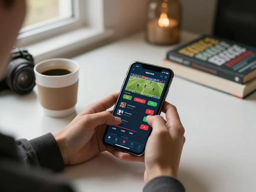 Sports betting excitement on 388bet app with live events displayed on user’s smartphone.