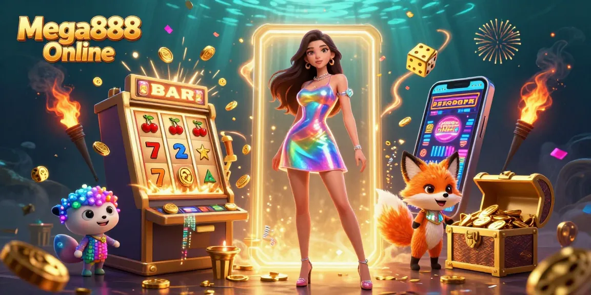 Experience Mega888 Online with engaging gameplay and vibrant slot machine visuals.