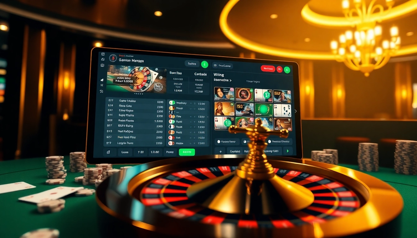 Experience high-stakes action with a vibrant online casino scene from https://lv88bet.org/ showcasing a roulette wheel, poker chips, and betting odds.