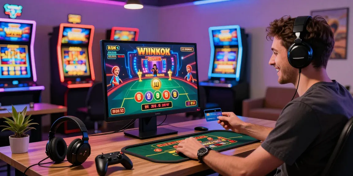 Player enjoying credit card casinos at being-there.org.uk with vibrant games and engaging atmosphere