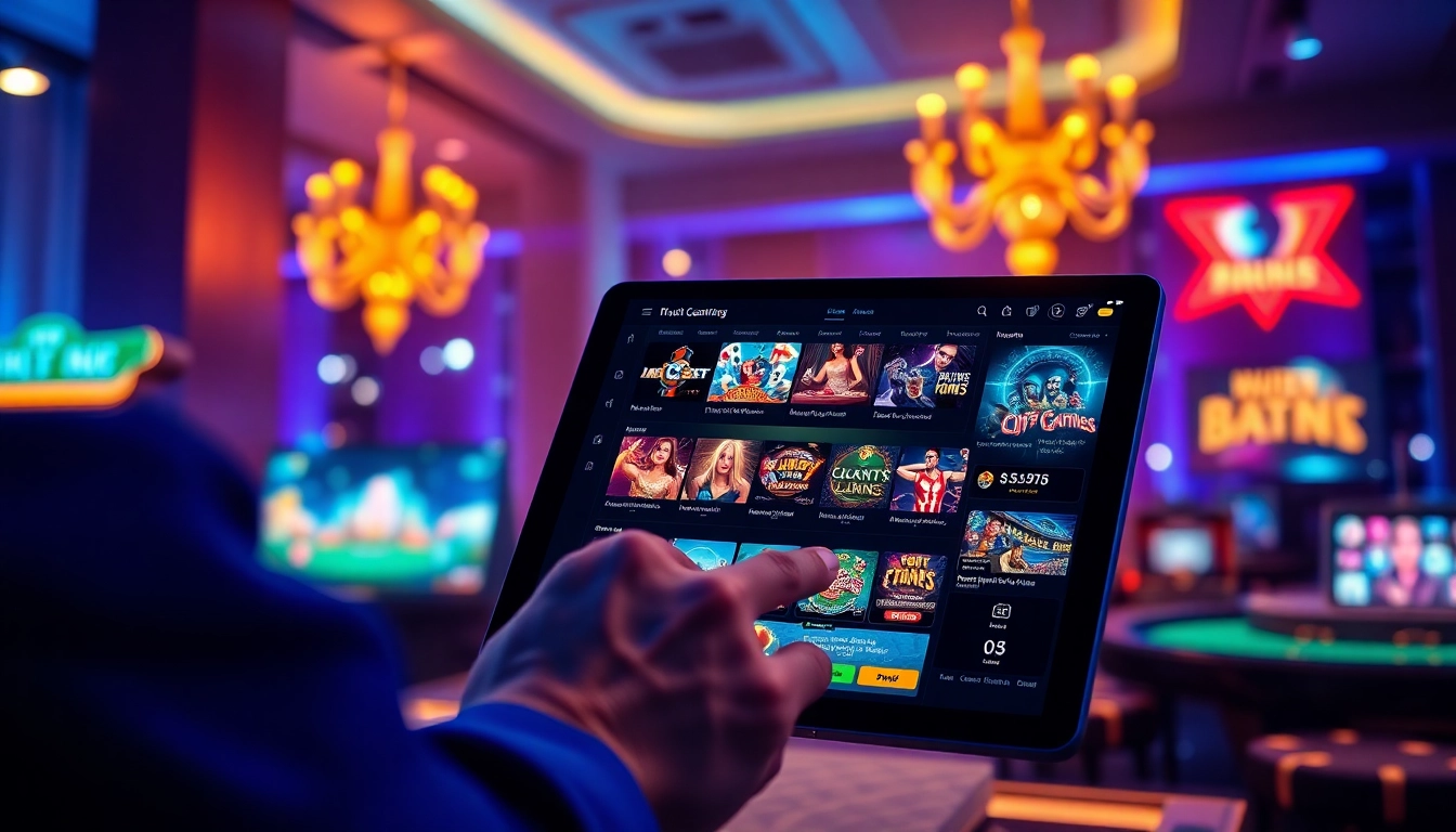 Explore the trusted online gaming experience on the vicwin platform featuring engaging visuals of casino games.