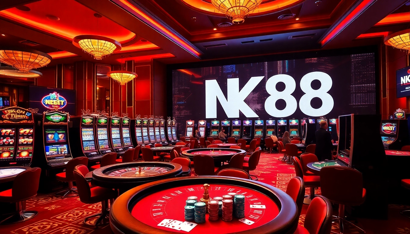 Experience the thrill of gaming at NK88, where excitement meets luxurious casino action.