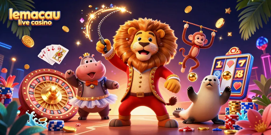 Experience excitement at lemacau live casino with vibrant characters and dynamic gaming elements.