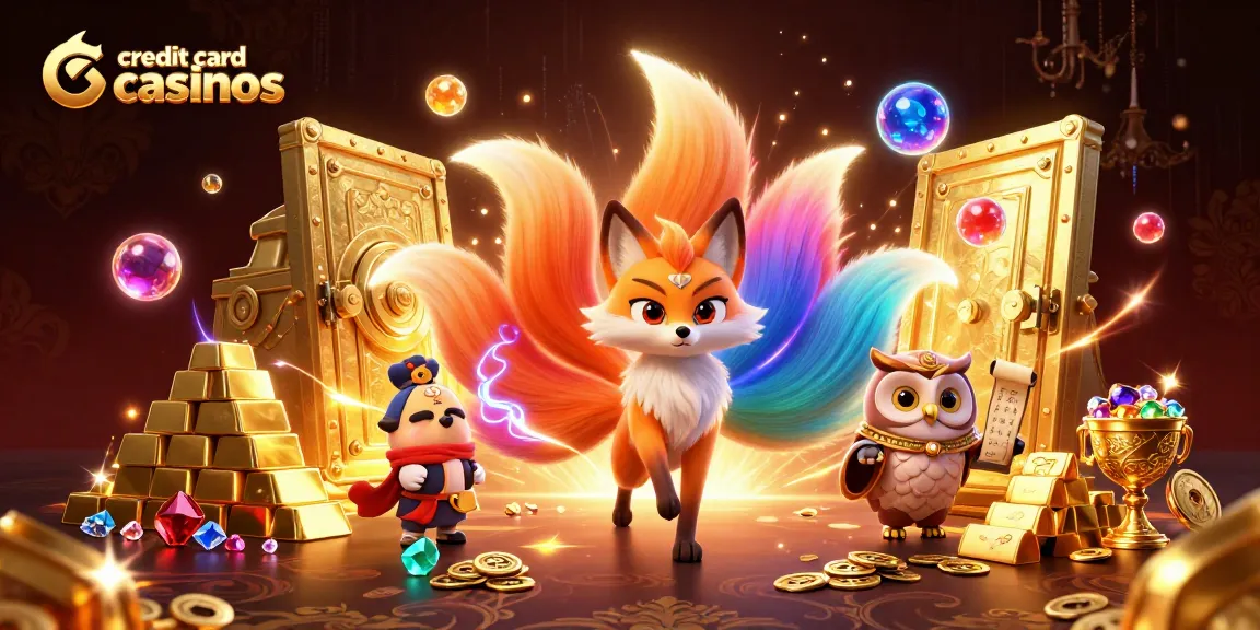 Experience immersive gameplay with vibrant visuals at credit card casinos featuring enchanting characters and treasures.
