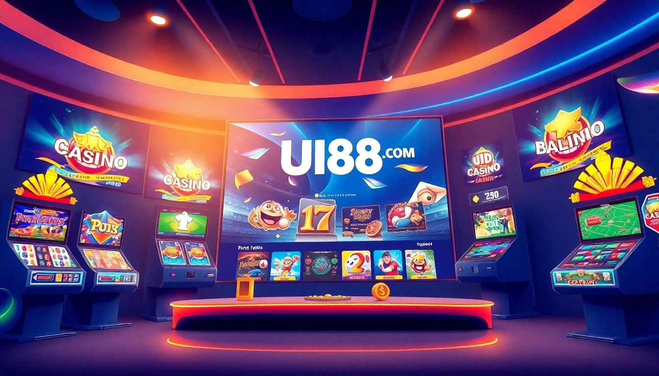 Exciting online gaming interface showcasing UU88 com with diverse gaming options.