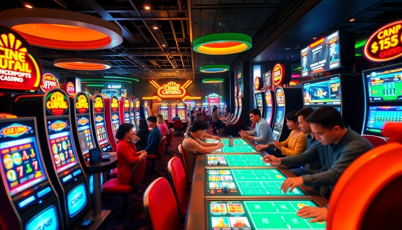 Experience the thrilling online gambling atmosphere at https://c168.design/, featuring vibrant games and excited players.