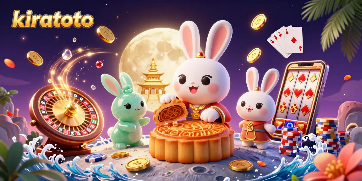 Engage in thrilling kiratoto gaming adventures with animated characters and vibrant casino elements.