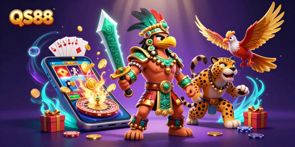 Khám phá thế giới QS88 với chiến binh Aztec và các trò chơi slot hấp dẫn.