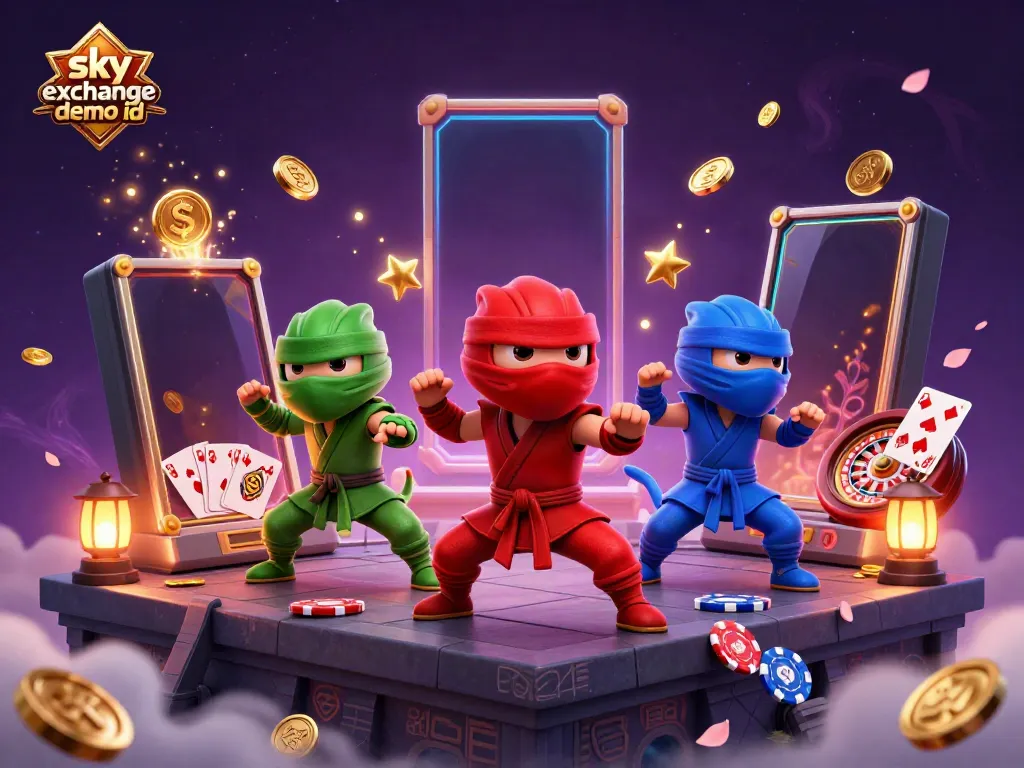 Engage with the sky exchange demo id as ninja chameleons showcase dynamic martial arts amid gaming excitement.