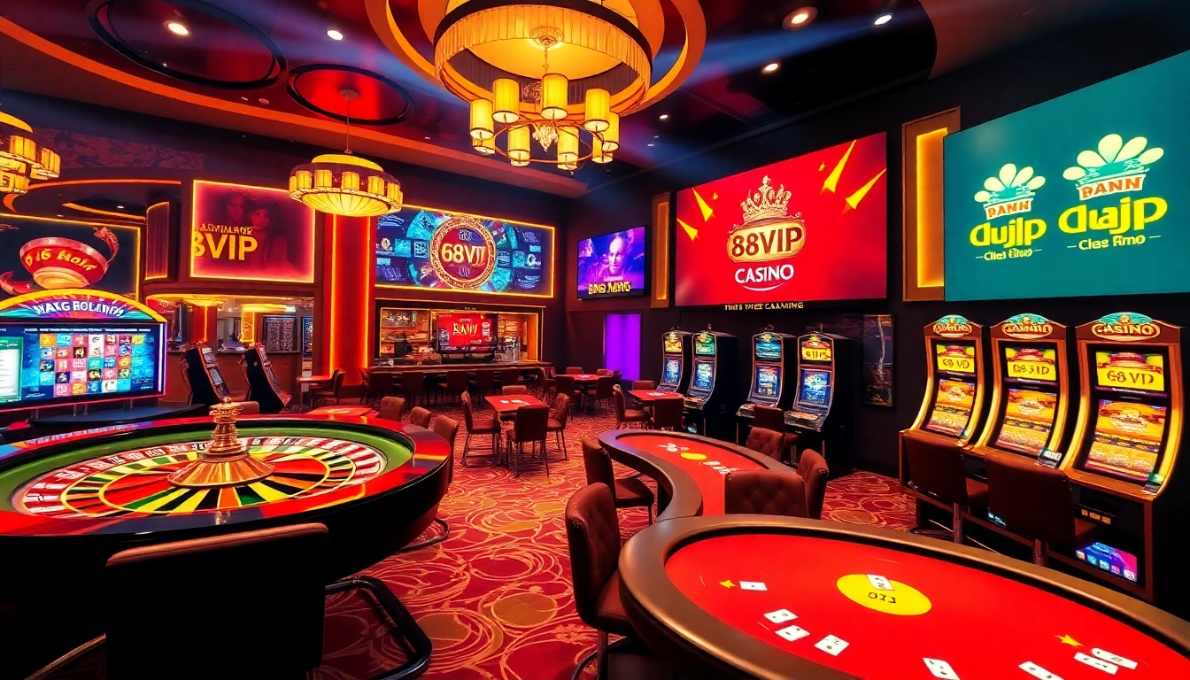 Experience the luxury of Đăng Nhập Nhà Cái 68VIP with thrilling casino games and vibrant ambiance.