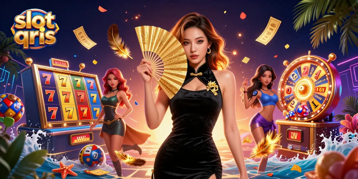 Experience thrilling wins at slot qris in this vibrant, engaging casino illustration of dynamic gameplay.