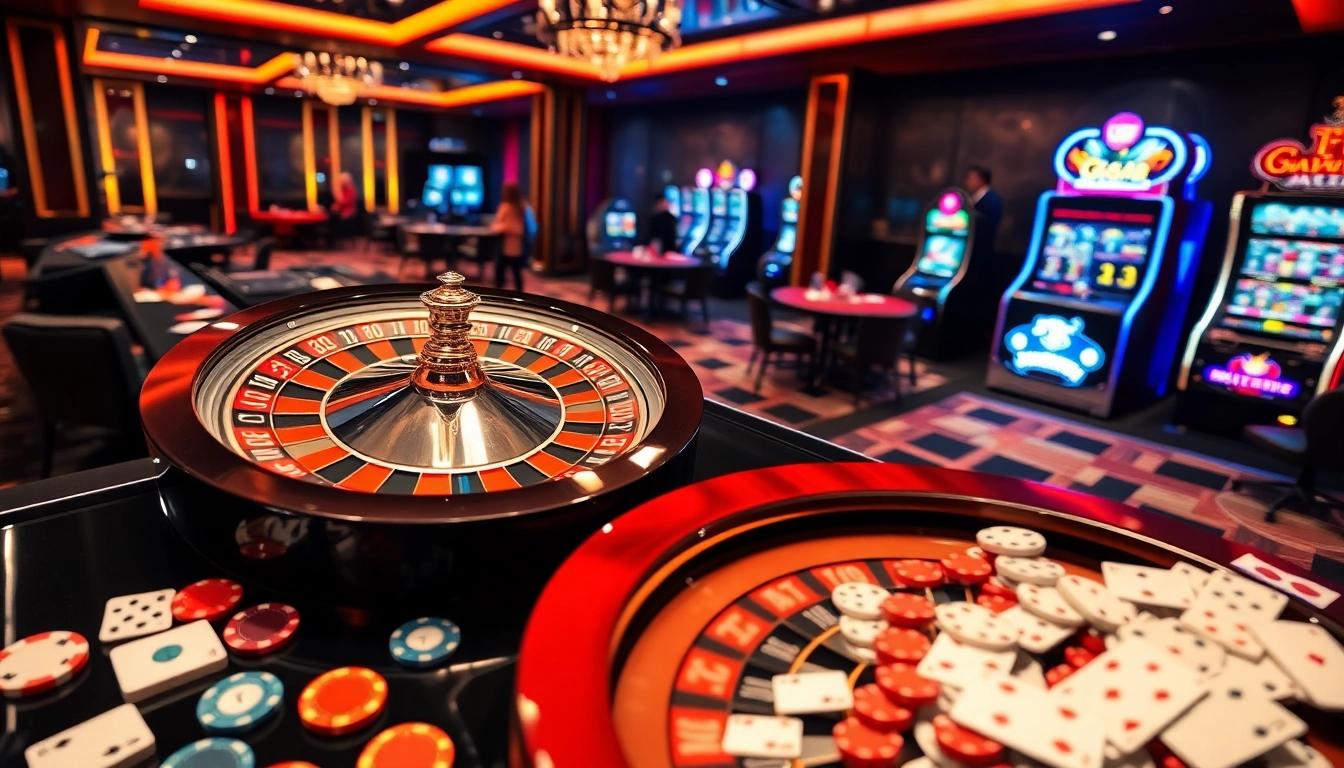 Experience the excitement of online gambling at GG88 with an engaging casino atmosphere and vibrant roulette wheel.