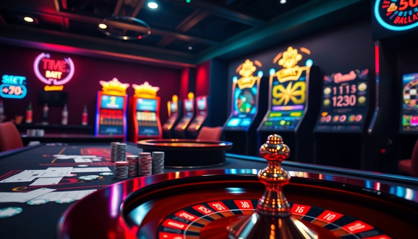 Experience thrilling online betting at sbobet link alternatif with colorful casino tables and vibrant chips.