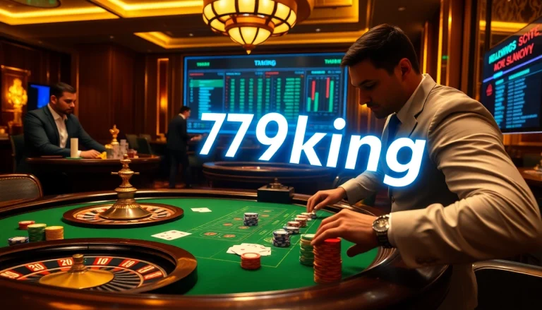 79king strategic casino scene with live odds and luxe gameplay action