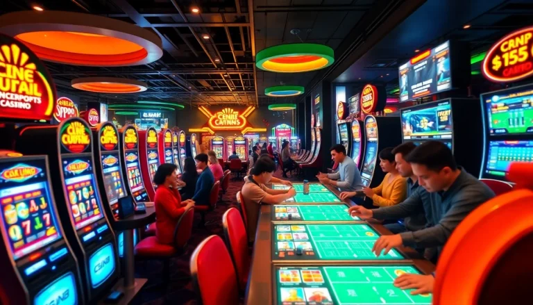 Experience the thrilling online gambling atmosphere at https://c168.design/, featuring vibrant games and excited players.