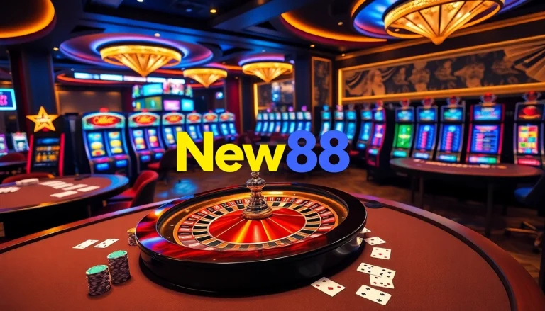 Experience the excitement of New88 with thrilling casino games and vibrant atmosphere.