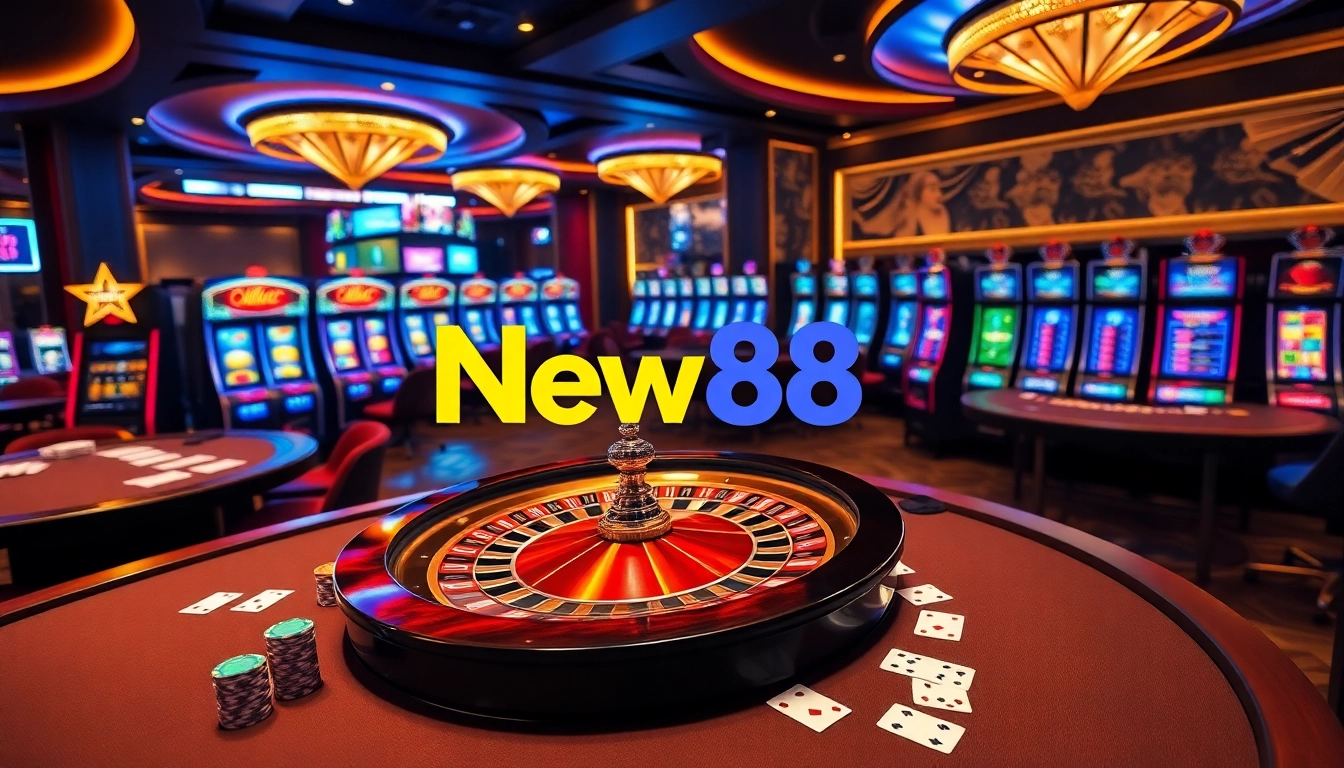 Experience the excitement of New88 with thrilling casino games and vibrant atmosphere.