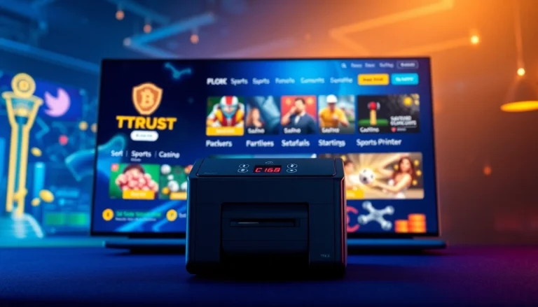 C168 gaming platform showcasing POSTEK C168/200S printer in a modern layout