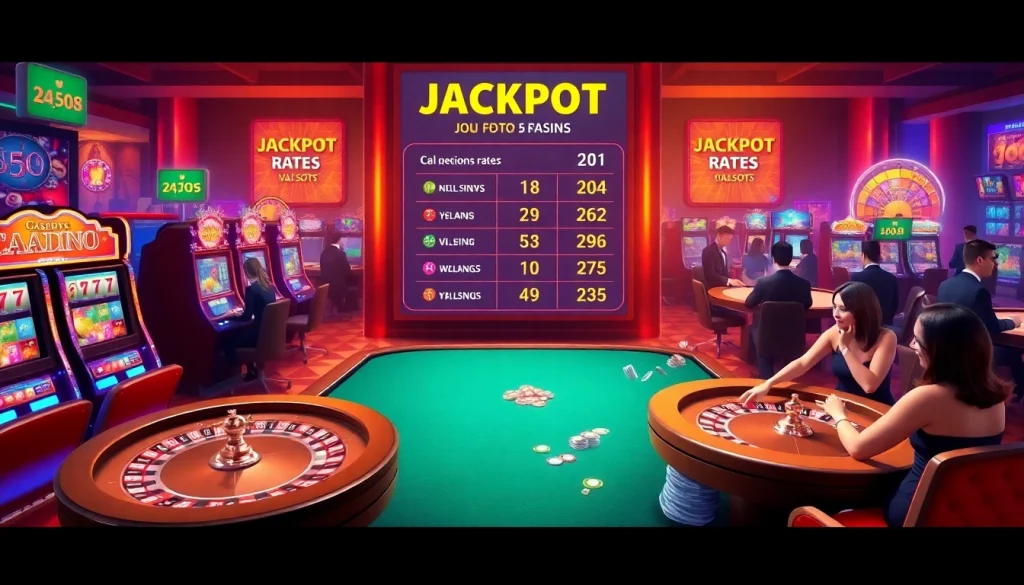 Experience the excitement of winning at https://www.6slots8.com/ with vibrant slot machines and poker tables.