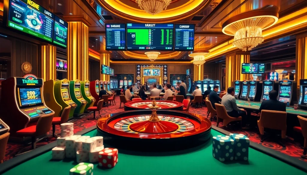 Action-packed casino experience at https://789win.apartments/ showcasing vibrant roulette tables and excited players.
