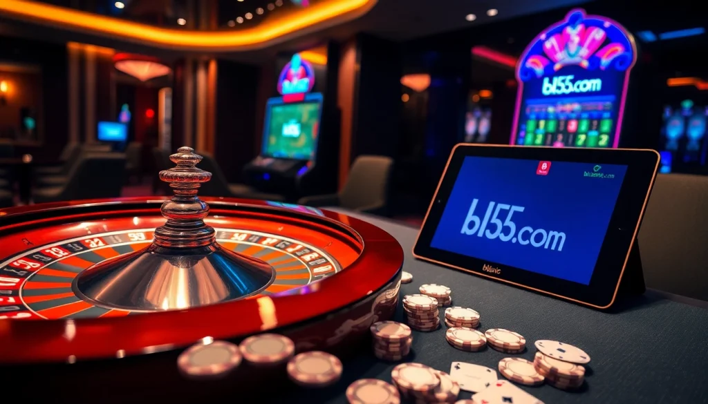 Experience high-stakes gaming on bl555.com with vibrant tables and vibrant slot machines.