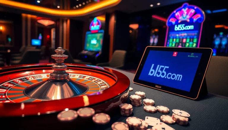 Experience high-stakes gaming on bl555.com with vibrant tables and vibrant slot machines.