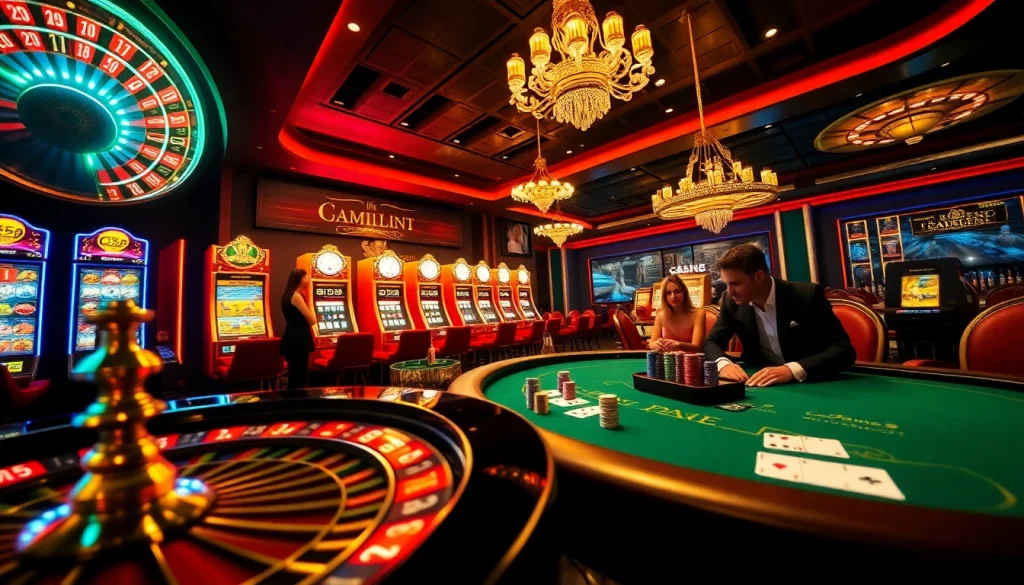 Experience thrilling gameplay at 88bet with vibrant casino tables and excited players.