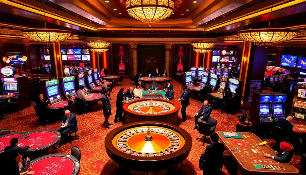 Experience exciting gameplay at sky88.sa.com with vibrant casino tables and luxury ambiance.