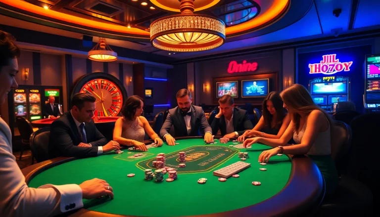 Experience elite gambling with IH777 at a luxurious poker table under warm casino lights.