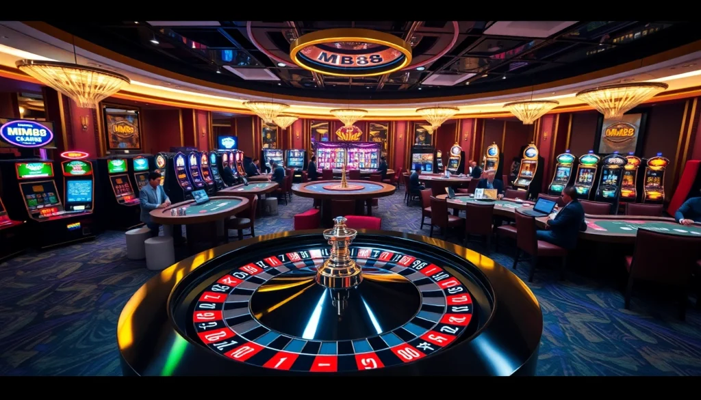 Experience the thrill of MM88 casino gaming with dynamic poker, blackjack, and roulette.