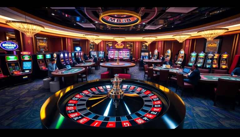 Experience the thrill of MM88 casino gaming with dynamic poker, blackjack, and roulette.