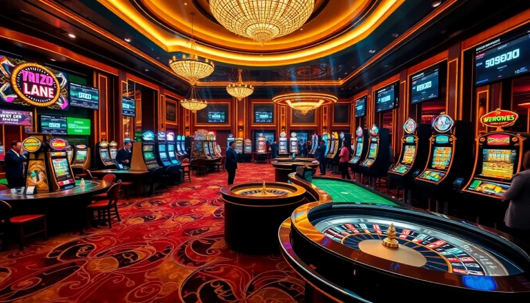 Experience the excitement of online gambling at https://f122.com.br/ with vibrant casino scenes showcasing live games and betting.