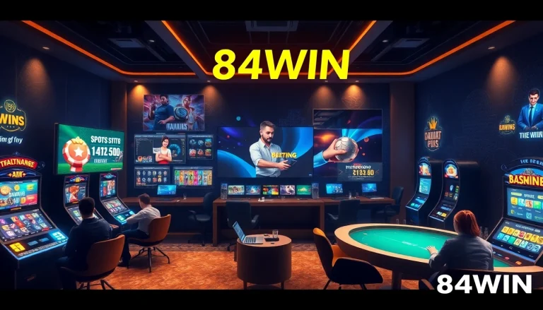 Exciting online betting scene featuring 84WIN games and modern digital interface.