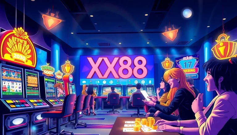 Experience the thrill of gambling with XX88's innovative platform, showcasing engaging gaming experiences.