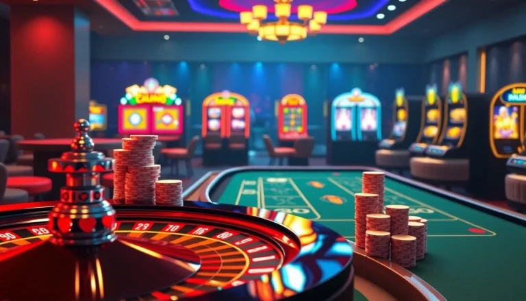 Experience the excitement of gambling at new88 with vibrant slot machines and poker action.
