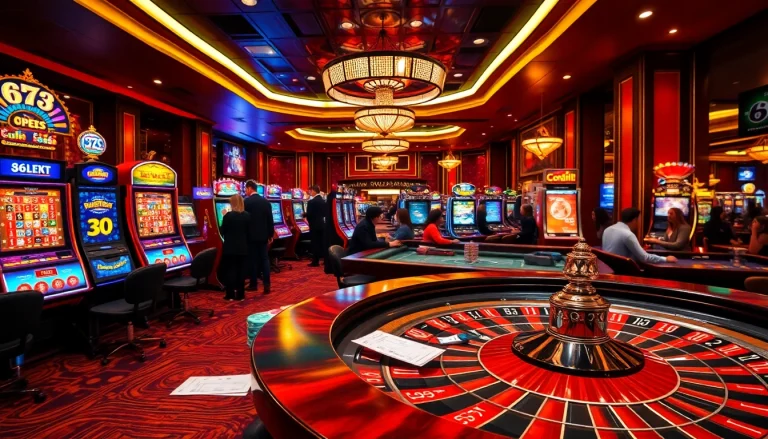 Experience the thrill of gambling at 669bet with vibrant slot machines and gaming tables.