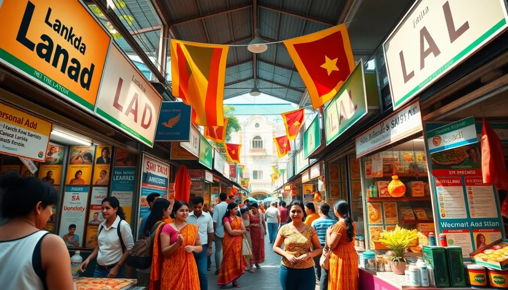 Lanka Add marketplace in Sri Lanka showcasing vibrant personal ads and services.