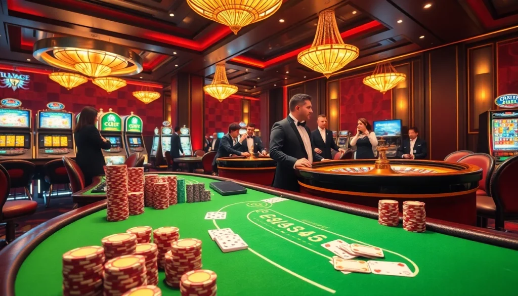 Experience luxury gambling at https://luckywin.name with vibrant casino tables, poker chips, and thrilling games.