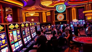 Experience the thrill at Bro138 with vibrant slot machines and engaging gambling activities.