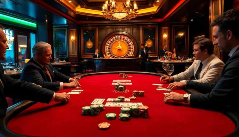 Engage in thrilling poker action at https://hitclub.care/, featuring luxurious tables, chips, and ambiance.