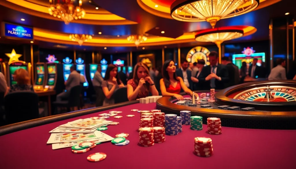 Experience the excitement of gambling at https://nohu90io.uk.net/ with vibrant casino tables and happy players.
