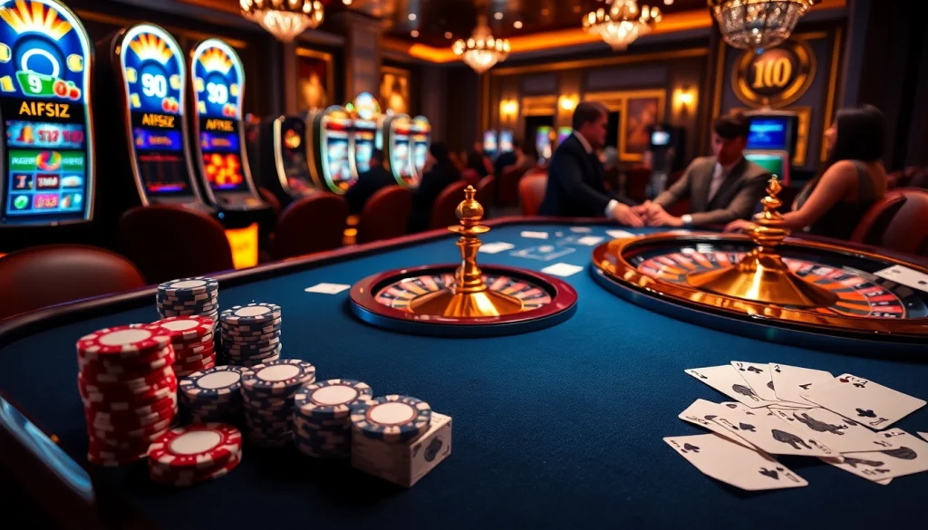 Mk8th.net thrives in a dynamic casino setting with players at a luxurious poker table, rejoicing in high-stakes excitement.