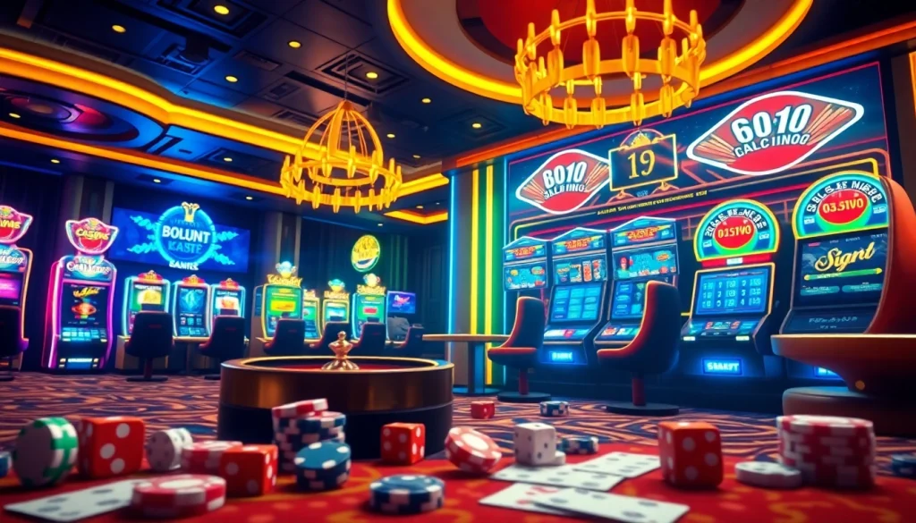 Experience exciting gameplay through https://soibet.vision/ with vibrant casino visuals featuring roulette and poker.