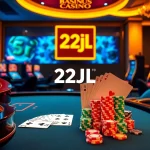 Experience the thrill of gambling at 22JL with vibrant casino tables and exciting games.
