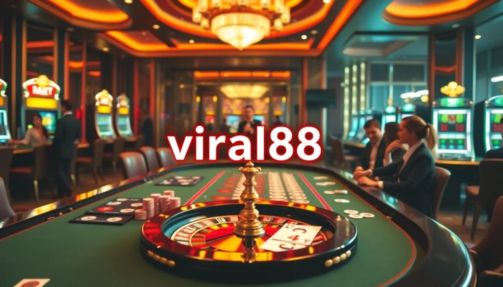 Experience the thrill of luxury gambling at viral88 with engaging table games and vibrant slot machines.