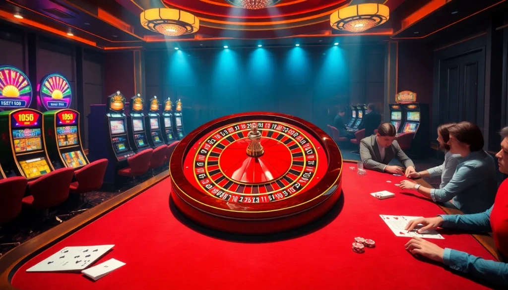 Experience thrilling gameplay at phsky's vibrant online casino with roulette and poker action.