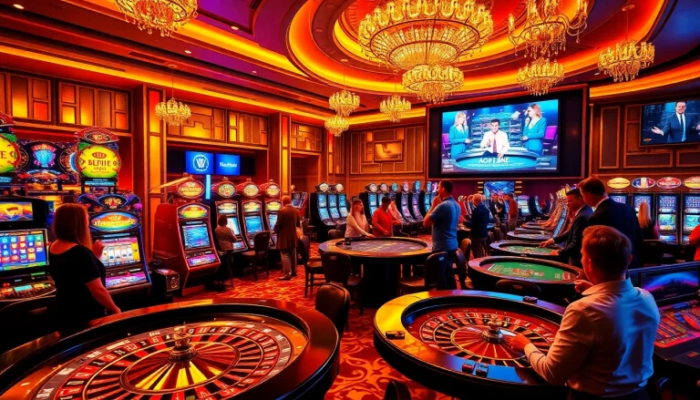 Experience thrilling gaming at http://8kbet.ink/ with vibrant casino tables and live action.