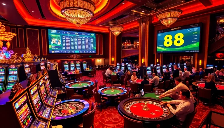 Experience the thrill of gambling at BK8 with vibrant casino games and luxury atmosphere.