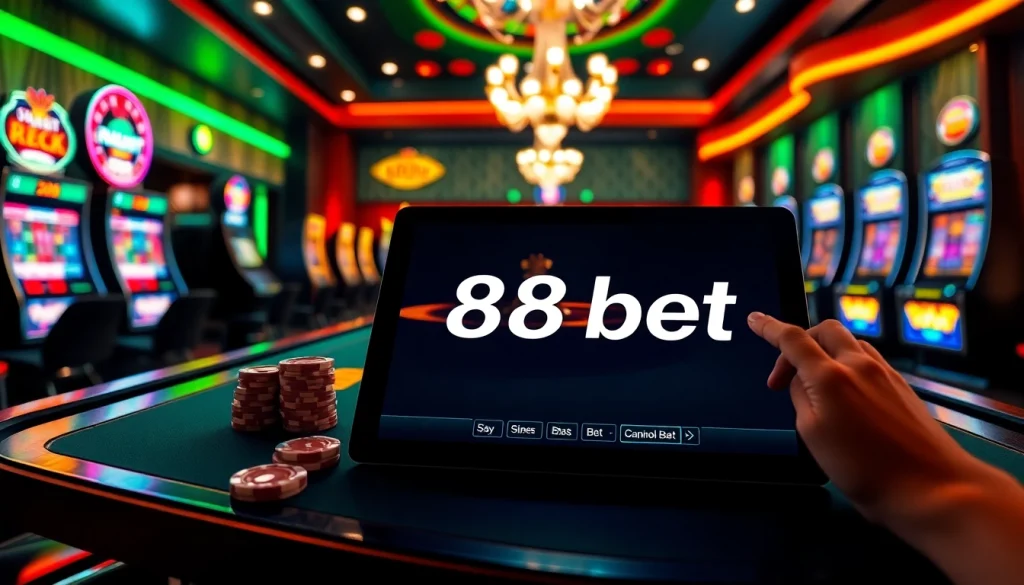 Experience the excitement of 88i bet with vibrant casino tables, lively gaming features, and the thrill of winning.